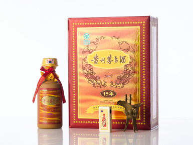 View full screen - View 1 of Lot 6064. 2002年產貴州茅台15年Kweichow Moutai Aged 15 Years 2002 (1 BT50).