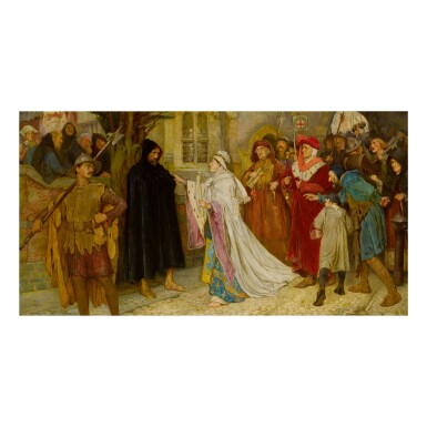 View full screen - View 1 of Lot 37. FREDERICK WILLIAM DAVIS | THE PENANCE OF THE DUCHESS OF GLOUCESTER .