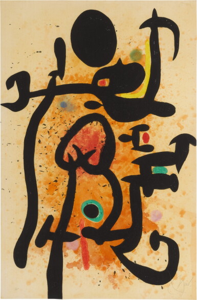 View full screen - View 1 of Lot 182. JOAN MIRÓ | LE CRACHEUR DE FLAMMES (D. 650).