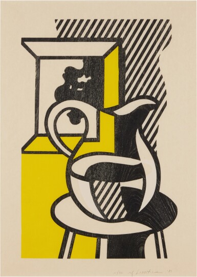 View full screen - View 1 of Lot 88. Picture and Pitcher.