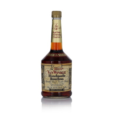 View full screen - View 1 of Lot 555. Old Rip Van Winkle 15 Year Old 107 proof NV (1 BT 75cl).