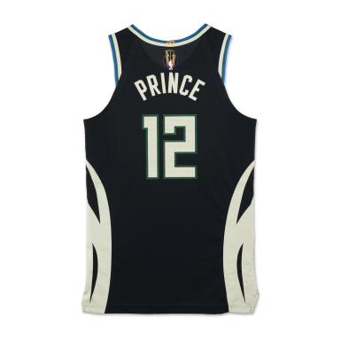 View full screen - View 1 of Lot 21. Taurean Prince 'NBA Cup Finals Championship Clinching' Milwaukee Bucks Game Worn Statement Edition Jersey | Matched to 2 Games.
