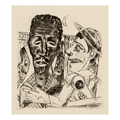 View full screen - View 1 of Lot 77. MAX BECKMANN | DER NEGER (HOFMAIER 196BB).