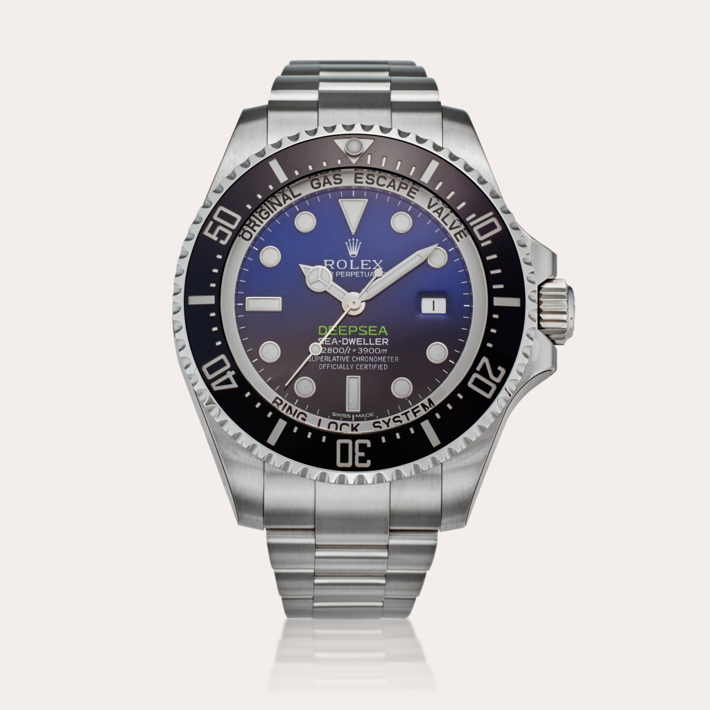 View full screen - View 1 of Lot 328. Reference 116660 Deepsea Sea-Dweller | A stainless steel automatic wristwatch with date and bracelet, Circa 2017.