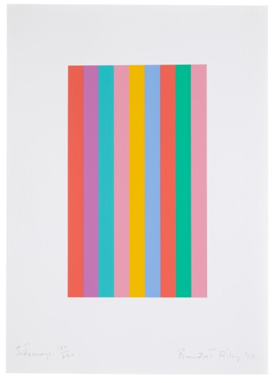 View full screen - View 1 of Lot 271. BRIDGET RILEY | SIDEWAYS (S. 76).