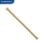 COLOURED DIAMOND AND DIAMOND BRACELET | 彩色鑽石 配 鑽石 手鏈 ( 彩色鑽石及鑽石共重约10.50卡拉 )
