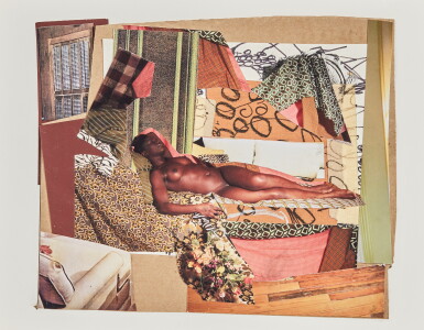 View full screen - View 1 of Lot 296. Marie: Femme Noire Nue Couchée #2 .