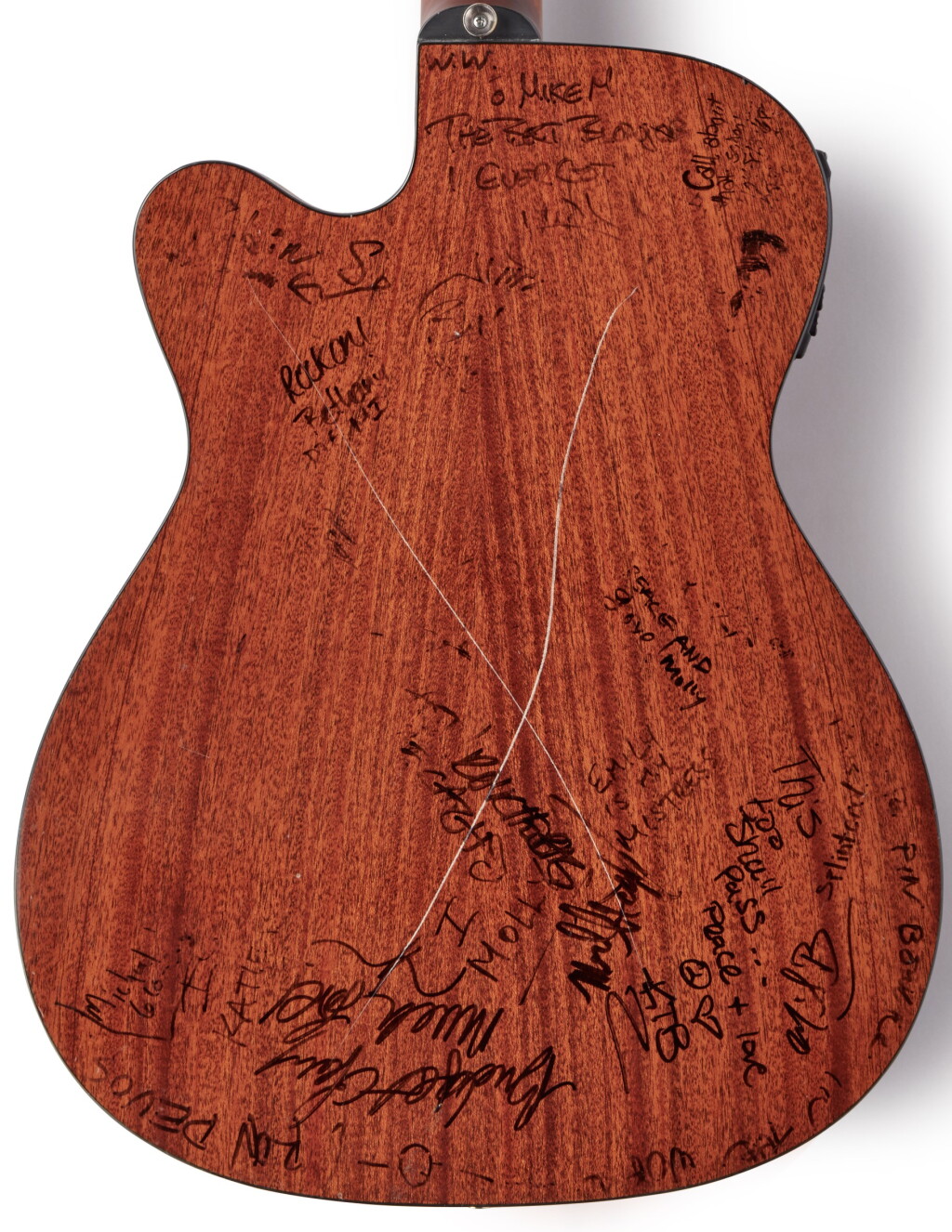 View full screen - View 1 of Lot 201. Bob Weir | Alvarez, RF20SC model guitar.