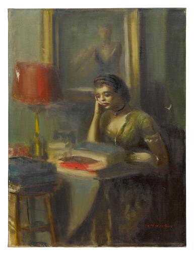 View full screen - View 1 of Lot 92. GUY PÈNE DU BOIS | SEATED WOMAN.