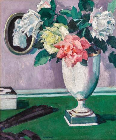 View full screen - View 1 of Lot 50. FRANCIS CAMPBELL BOILEAU CADELL, R.S.A., R.S.W. | ROSES.