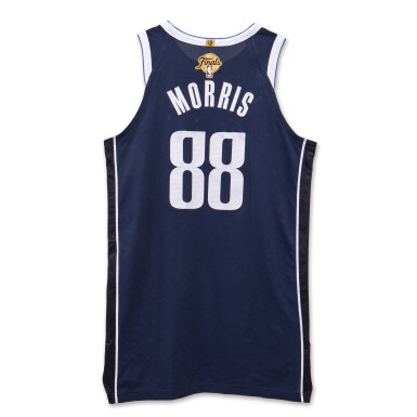 View full screen - View 1 of Lot 13. Markieff Morris Dallas Mavericks 2024 NBA Finals Game Worn Statement Edition Jersey | Game 3.