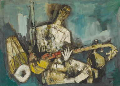 View full screen - View 1 of Lot 34. Untitled (The Musician).
