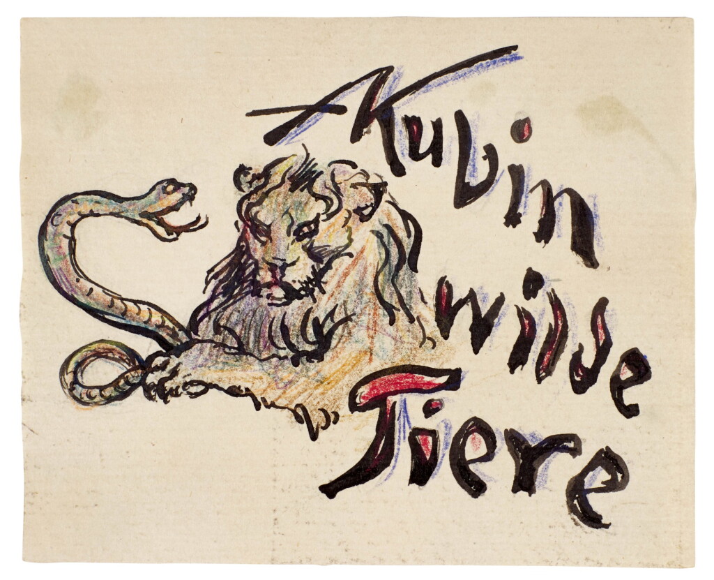 View full screen - View 1 of Lot 36. ALFRED KUBIN | WILDE TIERE (WILD ANIMALS).