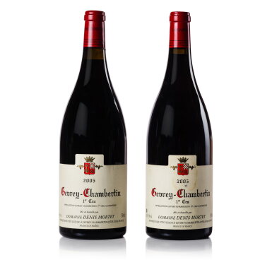 View full screen - View 1 of Lot 431. Gevrey Chambertin, Premier Cru 2005 Denis Mortet (2 MAG).