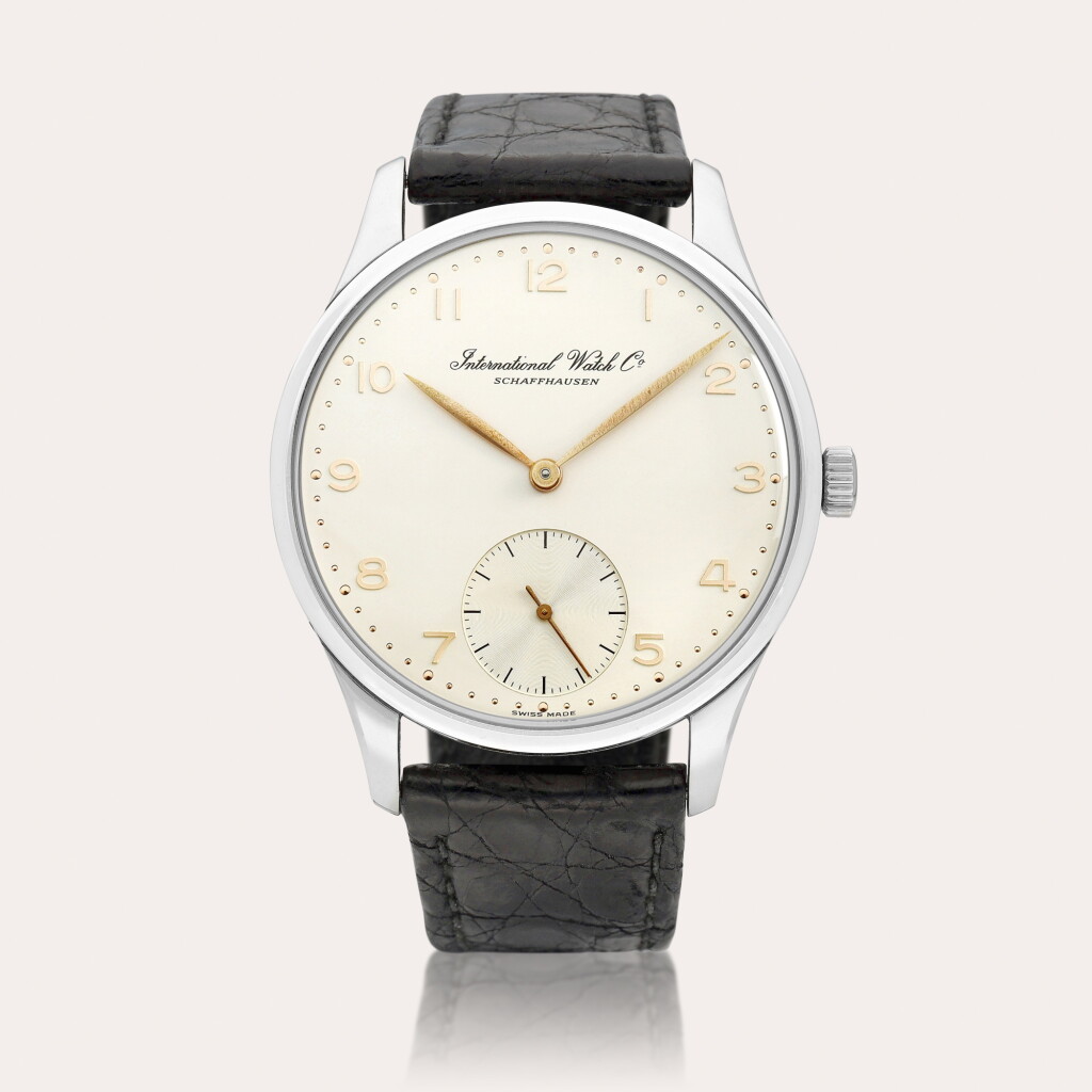 View full screen - View 1 of Lot 2101. Portuguese "125 Anniversary", Reference 5441-001 A limited edition stainless steel wristwatch, Circa 1994 | 萬國 | PORTUGUESE "125 ANNIVERSARY" 型號5441-001 | 限量版精鋼腕錶,約1994年製.