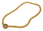 BULGARI GOLD AND ANCIENT COIN 'MONETE' NECKLACE