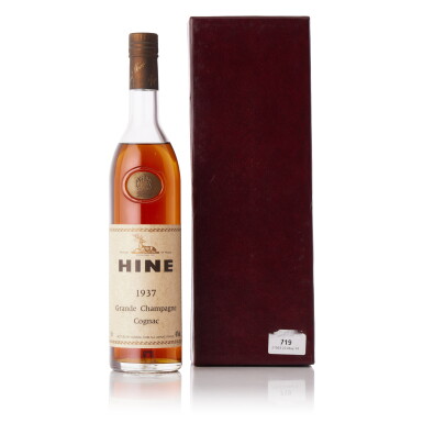 View full screen - View 1 of Lot 6626. Hine Grand Champagne Cognac 41.0 abv 1937 (1 BT70).