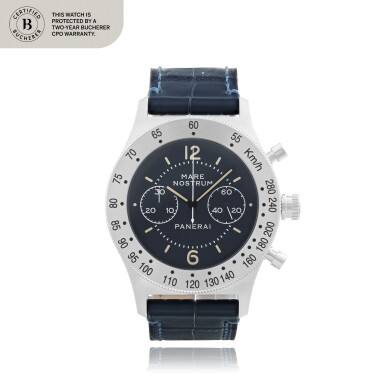 View full screen - View 1 of Lot 83. Mare Nostrum, Ref. PAM00716 Chronographe bracelet en acier | Stainless steel chronograph wristwatch Vers 2017 | Circa 2017.