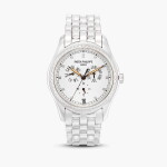 Reference 5037 | A white gold and diamond-set annual calendar wristwatch with 24 hour indication and bracelet, Made in 2004