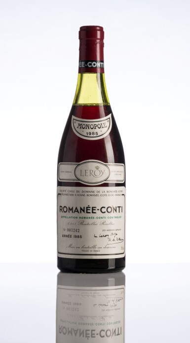 View full screen - View 1 of Lot 121. Romanée Conti 1985 Domaine de la Romanée-Conti (1 BT).