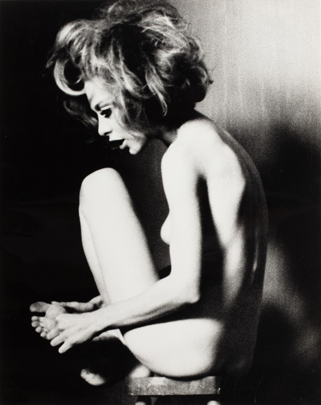 View full screen - View 1 of Lot 34. SAM HASKINS | KATE ON STOOL (CLOSE UP), 1964.