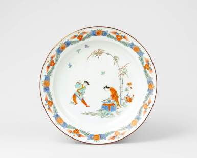 View full screen - View 1 of Lot 33. A Meissen Kakiemon Plate, Circa 1730.
