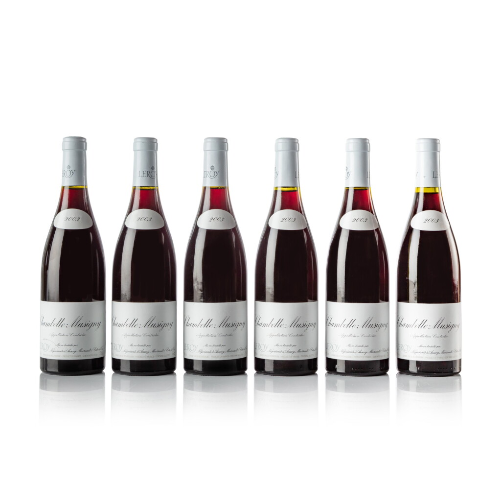 View full screen - View 1 of Lot 25. Chambolle Musigny 2003 Maison Leroy (6 BT) .