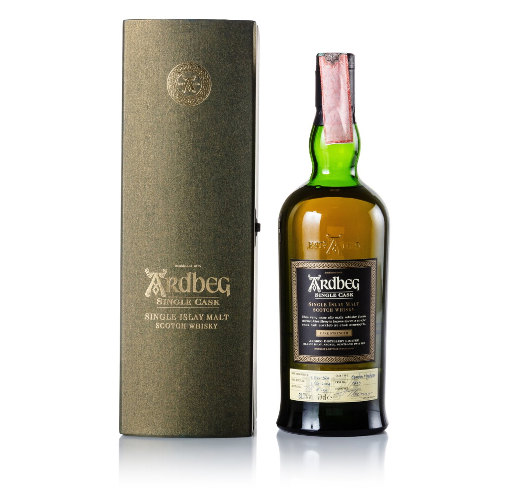 View full screen - View 1 of Lot 73. Ardbeg Single Cask #2739 53.7 abv 1974 (1 BT 70cl).