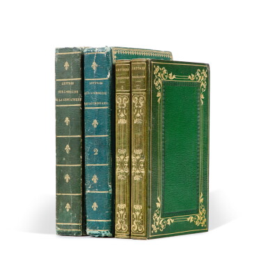 View full screen - View 1 of Lot 732. 2 ouvrages provenant des bibliothèques de la duchesse de Berry et de la duchesse d'Angoulême..