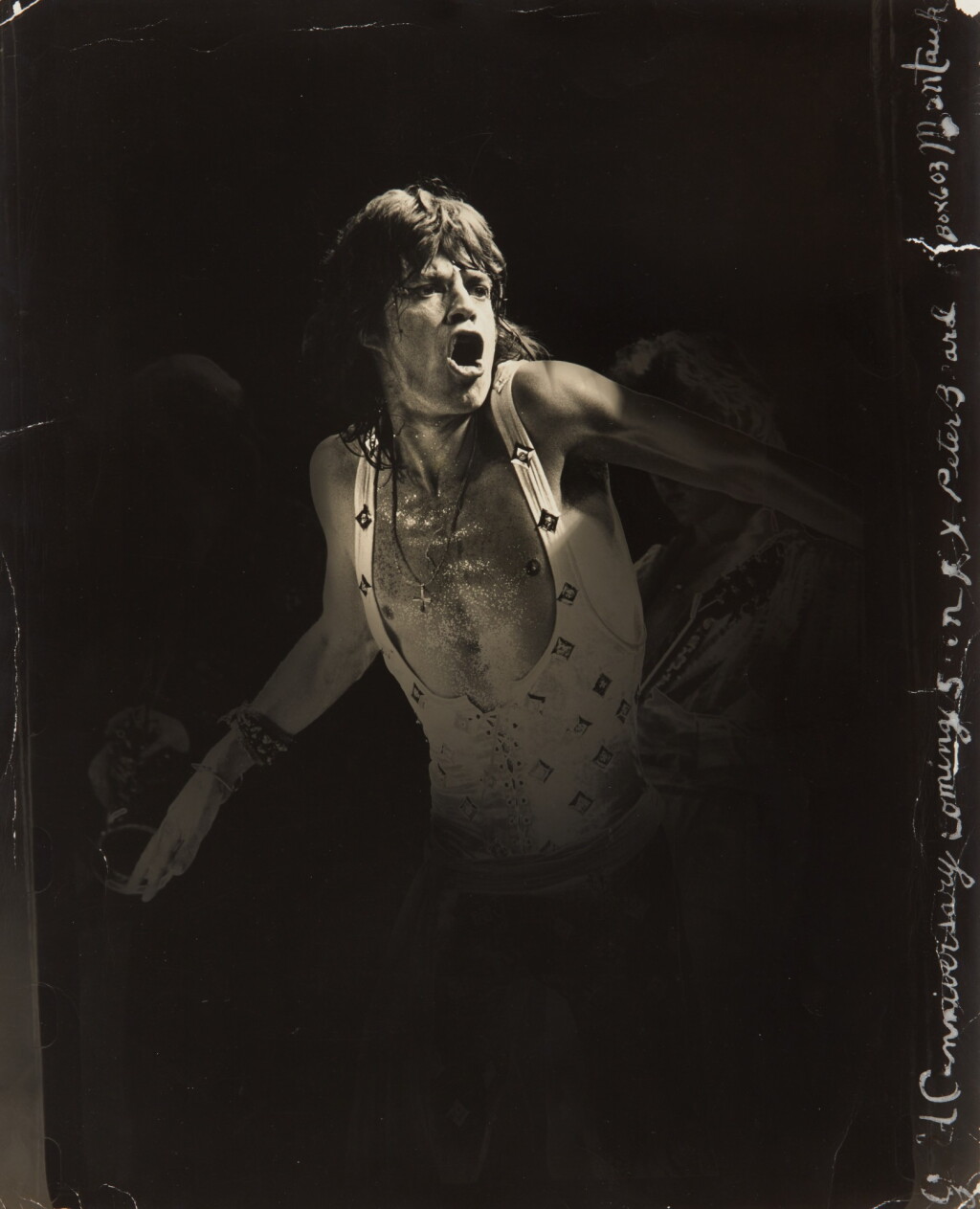 View full screen - View 1 of Lot 120. 'Gold Anniversary Coming Soon' (Mick Jagger).