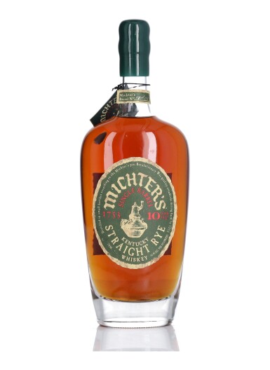 View full screen - View 1 of Lot 358. Michter's Single Barrel Rye 10 Year Old 92.8 proof NV (1 BT 75cl).
