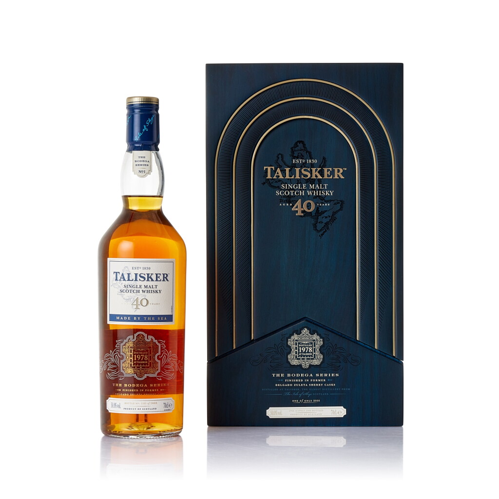 View full screen - View 1 of Lot 8215. Talisker 40 Year Old The Bodega Series 50.0 abv 1978 (1 BT70).