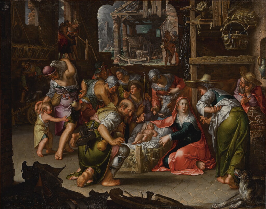 View full screen - View 1 of Lot 144. Adoration of the Shepherds .