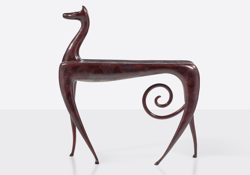 View full screen - View 1 of Lot 474. "Horse" Side Table.