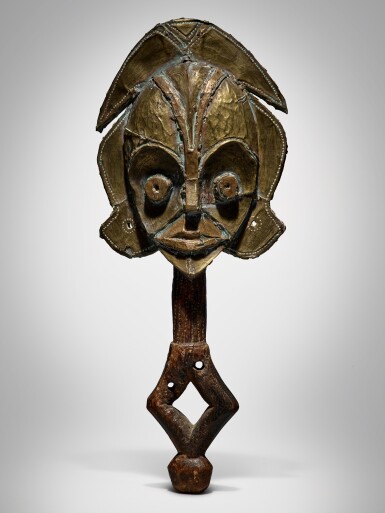 View full screen - View 1 of Lot 50. Kota-Obamba Reliquary Guardian Figure, Gabon.