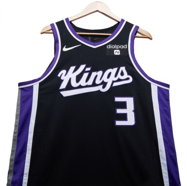 View full screen - View 1 of Lot 181. Chris Duarte Sacramento Kings 2023-2024 Game Worn Icon Edition Jersey.
