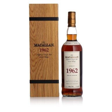 View full screen - View 1 of Lot 22. The Macallan Fine & Rare 15 Year Old 44.1 abv 1962 (1 BT 75cl).