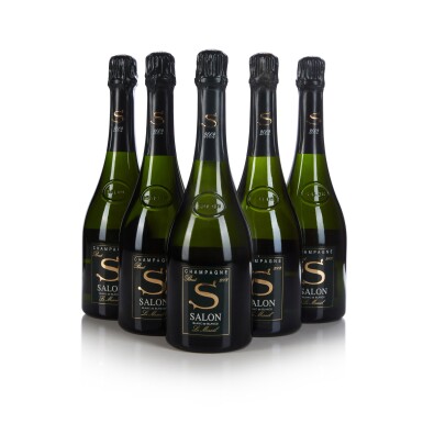 View full screen - View 1 of Lot 9485. Salon Le Mesnil, Blanc de Blancs 2002 (6 BT).