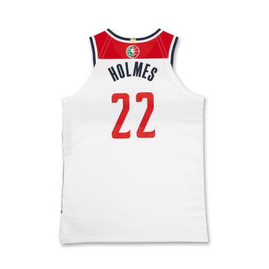 View full screen - View 1 of Lot 170. Richaun Holmes Washington Wizards 2024-2025 Mexico City Game Worn Association Edition Jersey.