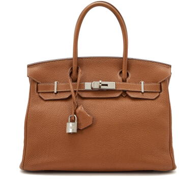 View full screen - View 1 of Lot 174. Gold Togo Birkin 30 Palladium Hardware, 2008.