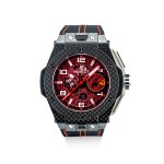 HUBLOT | BIG BANG FERRARI "RED MAGIC CARBON", REFERENCE 401.QX.0123.VR A LIMITED EDITION CARBON FIBER SKELETONISED CHRONOGRAPH WRISTWATCH WITH DATE, CIRCA 2013