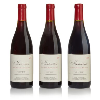 View full screen - View 1 of Lot 272. Marcassin Pinot Noir, Blue Slide Ridge Vineyard 2006 (3 BT).
