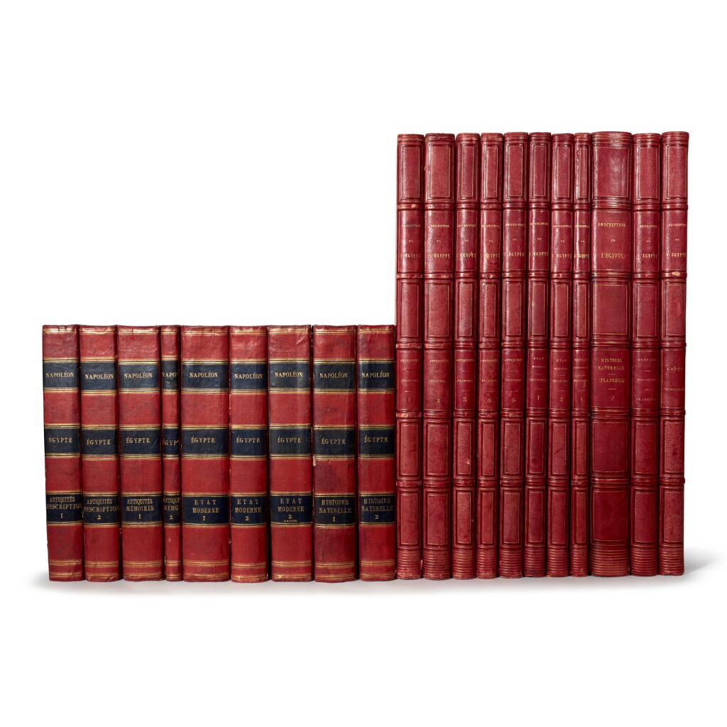 View full screen - View 1 of Lot 81. DESCRIPTION DE L'EGYPTE | Paris, 1809-1822, first edition, 20 vol..