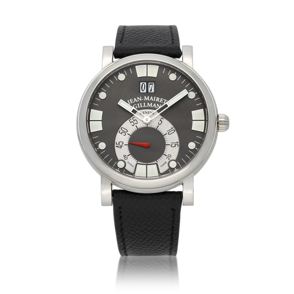 View full screen - View 1 of Lot 70. Grande Date | Stainless steel wristwatch with digital date display | Circa 2005.