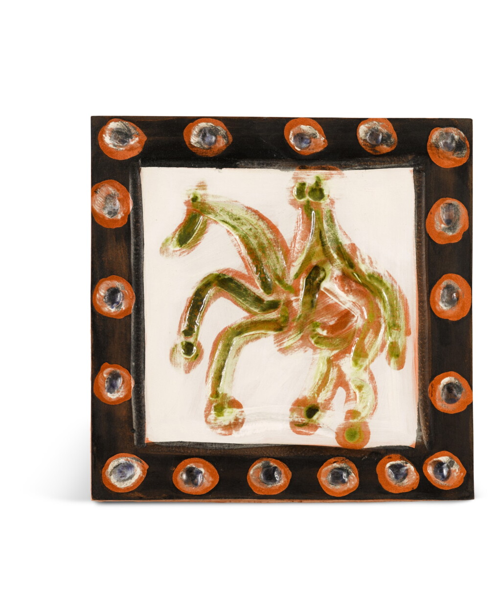 View full screen - View 1 of Lot 75. PABLO PICASSO | CAVALIER ET CHEVAL (A. R. 594).