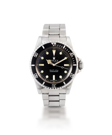 View full screen - View 1 of Lot 60. Submariner, Ref. 5513 Montre bracelet acier | Stainless steel wristwatch with bracelet Vers 1978 | Circa 1978.