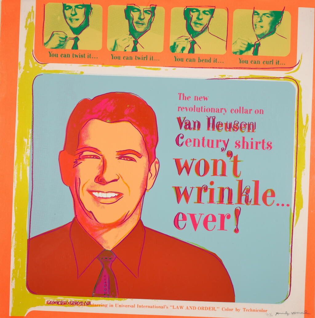 View full screen - View 1 of Lot 16. Van Heusen (Ronald Reagan), from Ads.
