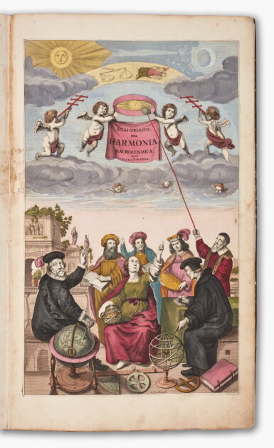 View full screen - View 1 of Lot 27. Andreas Cellarius | Harmonia macrocosmica seu atlas universalis et novus, Amsterdam, 1708, contemporary hand-colouring.
