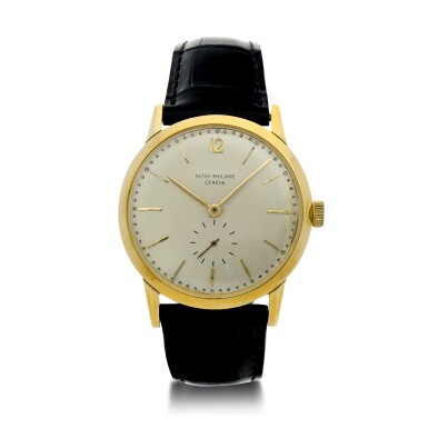View full screen - View 1 of Lot 137. REFERENCE 2583 A YELLOW GOLD AUTOMATIC WRISTWATCH, MADE IN 1956.