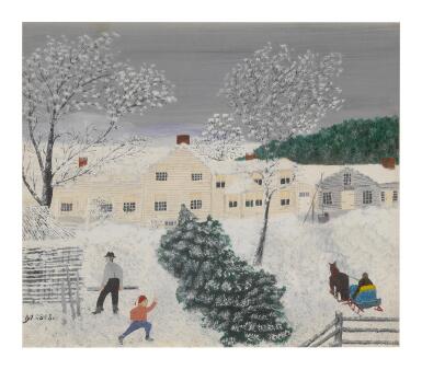 View full screen - View 1 of Lot 104. ANNA MARY ROBERTSON (GRANDMA) MOSES | I'M COMING POP.